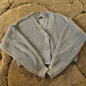 Light blue knit Divided by H&M cardigan size (S)